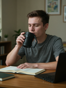 Dark Knight’s Vigilant Brew Ceramic Mug | Gift for Batman Fans