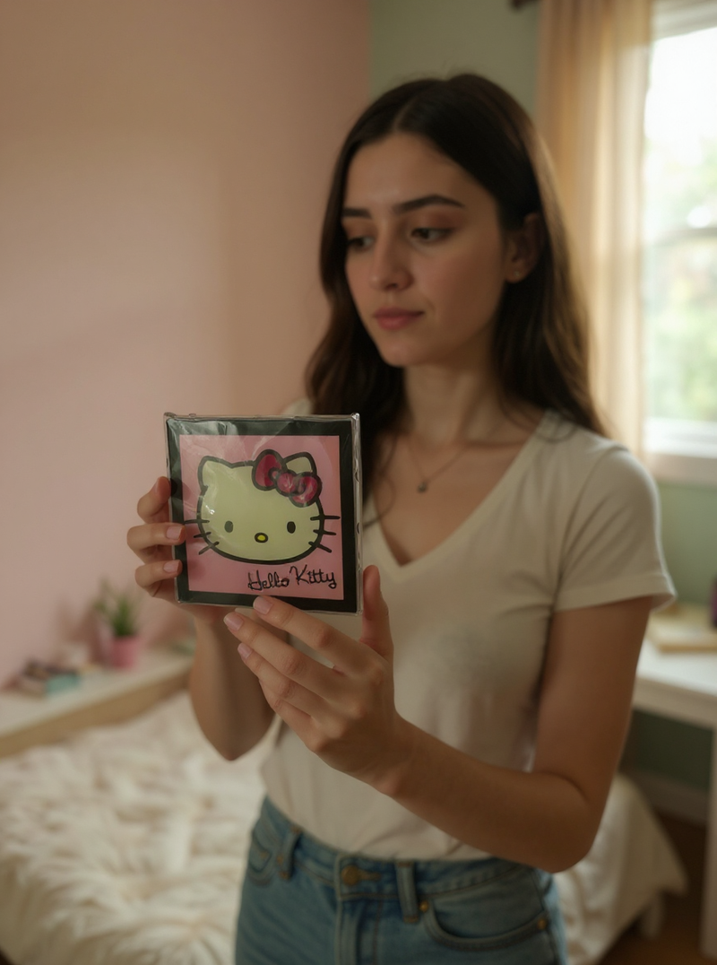 Hello Kitty's On-the-Go Compact Mirror