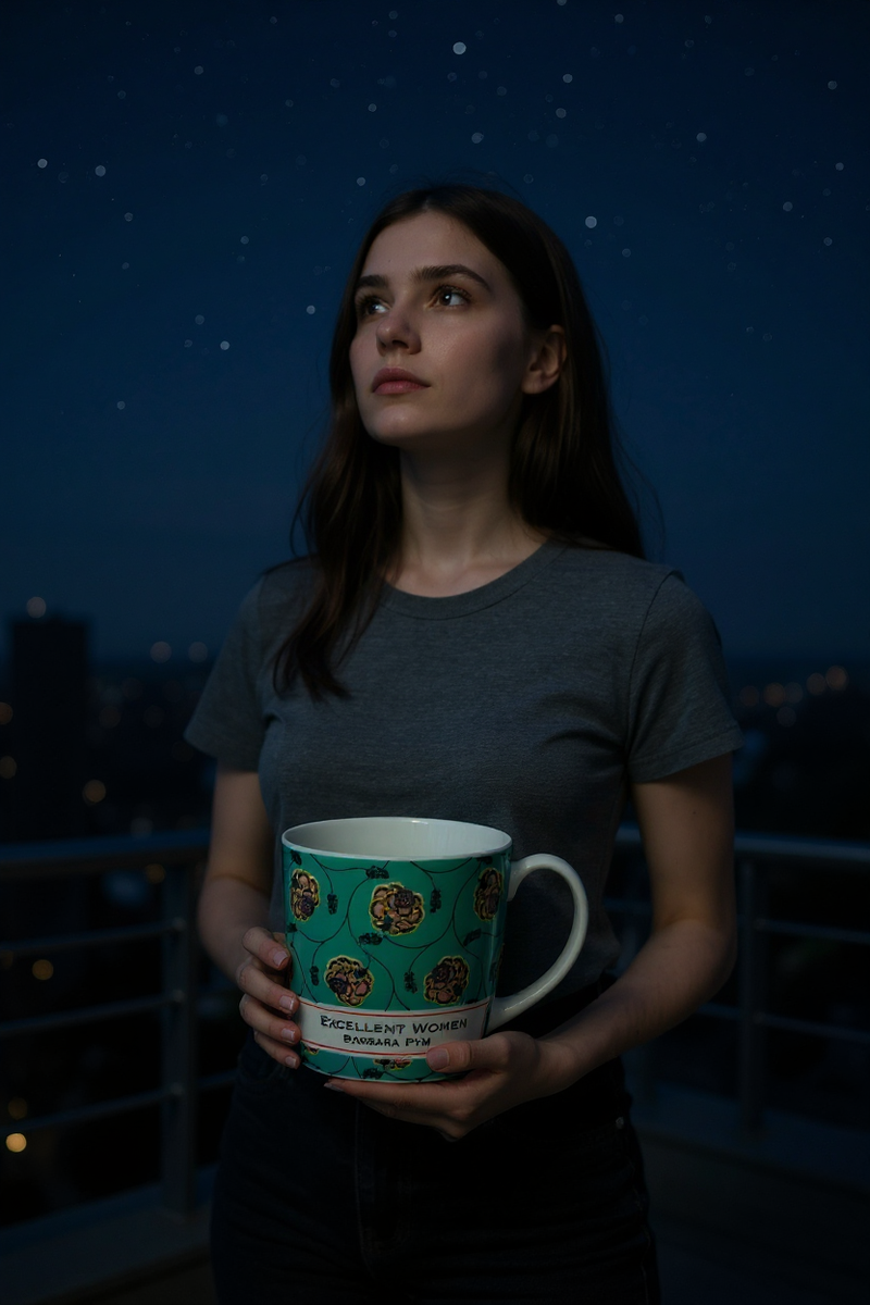 Barbara Pym’s Graceful Charm Ceramic Mug | Gift for Literary Fans