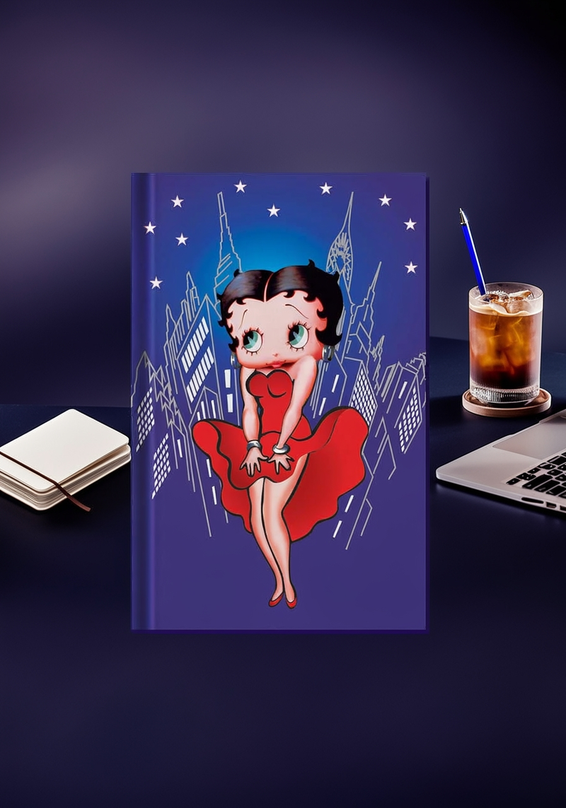 Betty Boop Manhattan Decoupage Blank Greetings Card (3D)