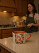 You Had Me at Hola White &amp; Red Ceramic Mug | Gift for Language Lovers&nbsp;