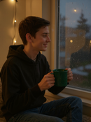 Rustic Green Speckled Wilderness Mug