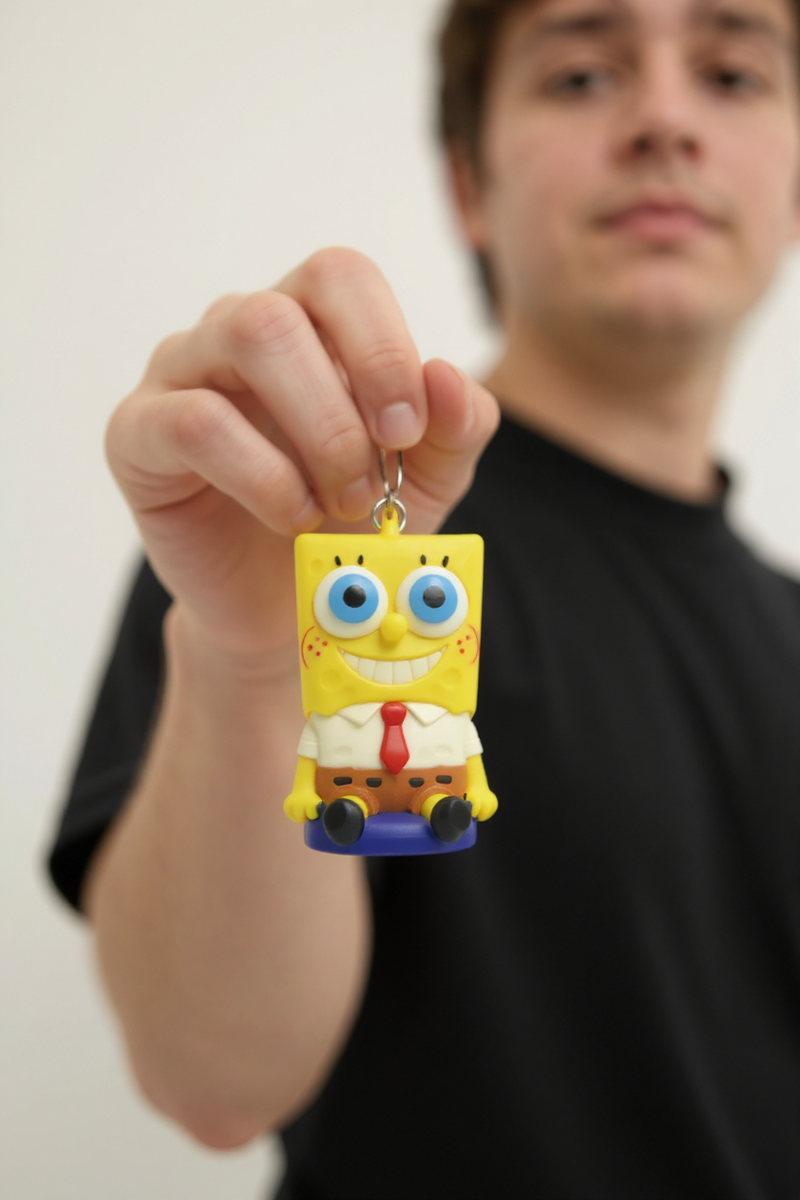 SpongeBob's Happy Place Cheerful Keychain