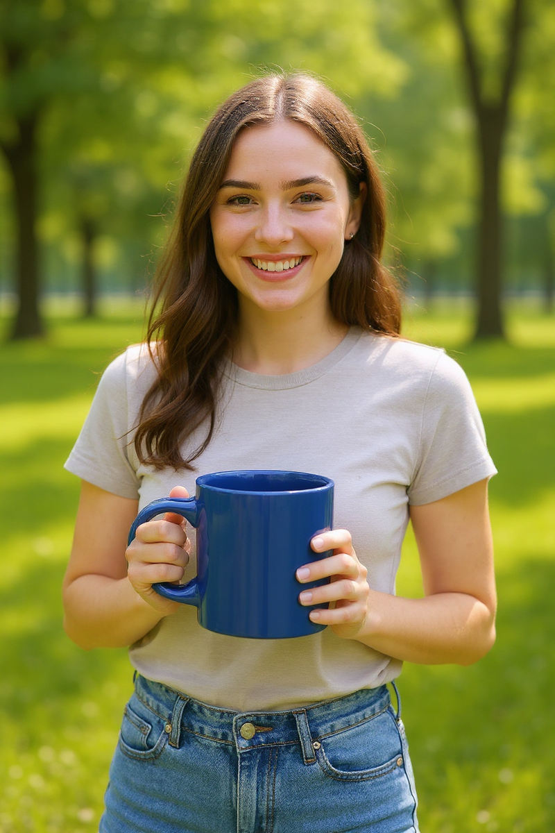 Blue Serenity Accent Mug | Perfect For Coffee Lovers