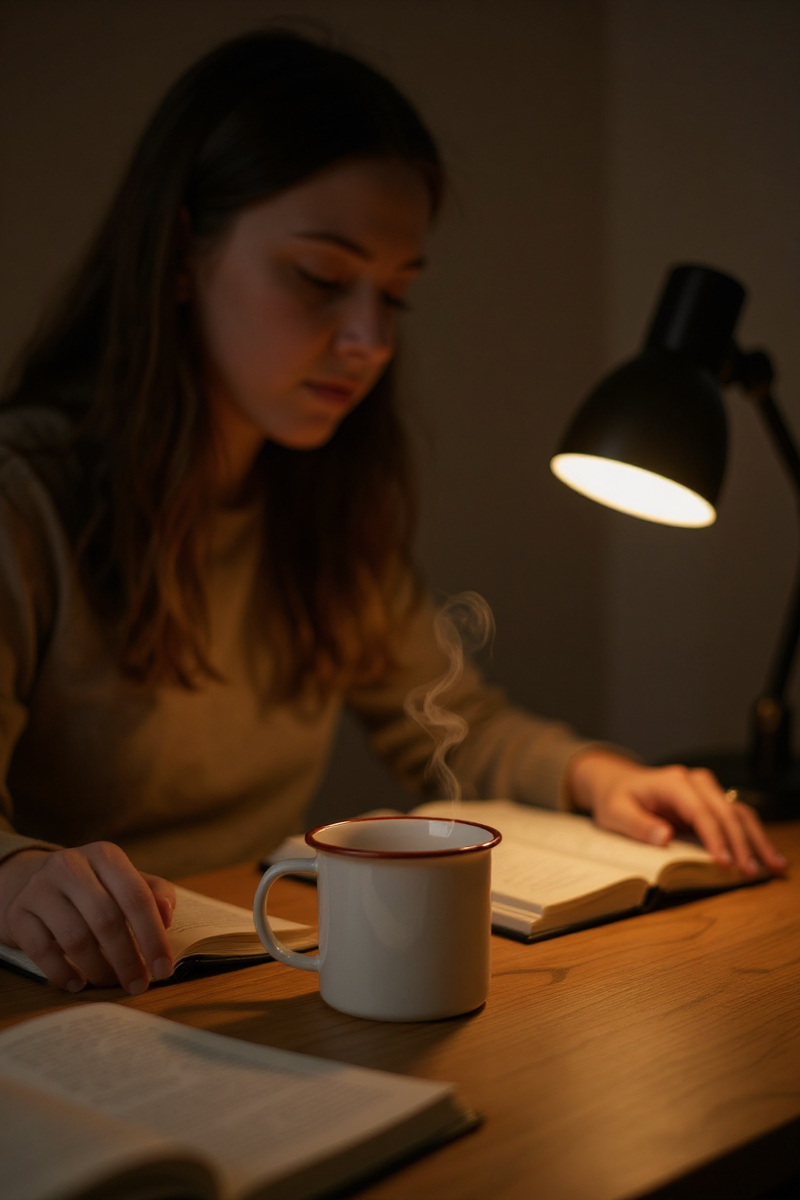 Red-Rimmed Cozy Haven Mug | Perfect for Coffee Lovers