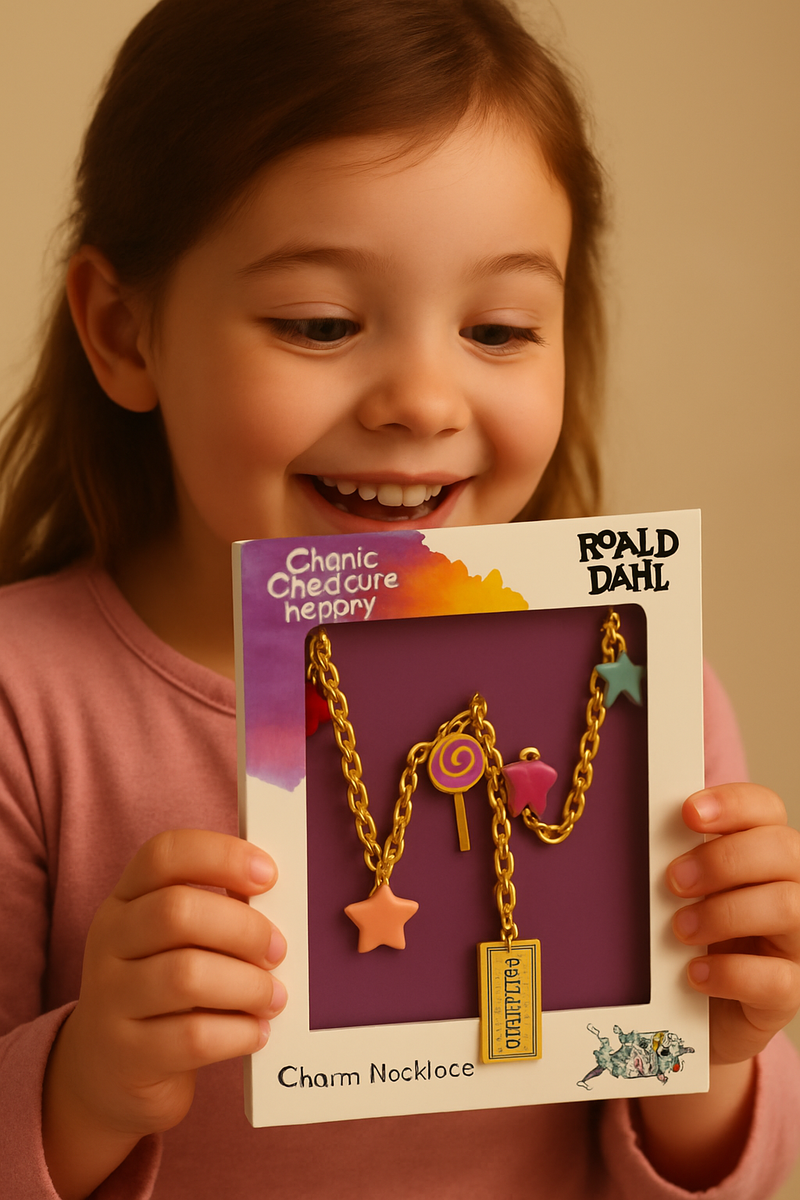 Roald Dahl Charlie and the Chocolate Factory Charm Necklace