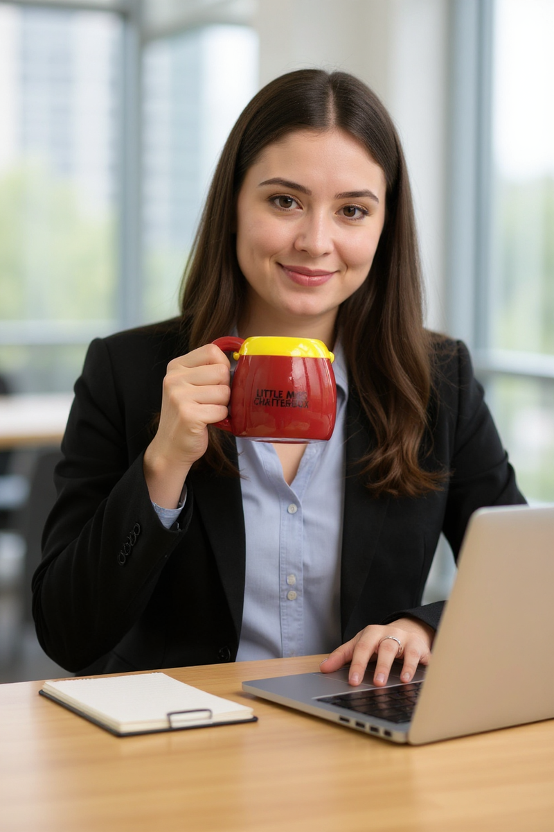 Little Miss Cheerful 3D Ceramic Mug | Gift for Fans&nbsp;