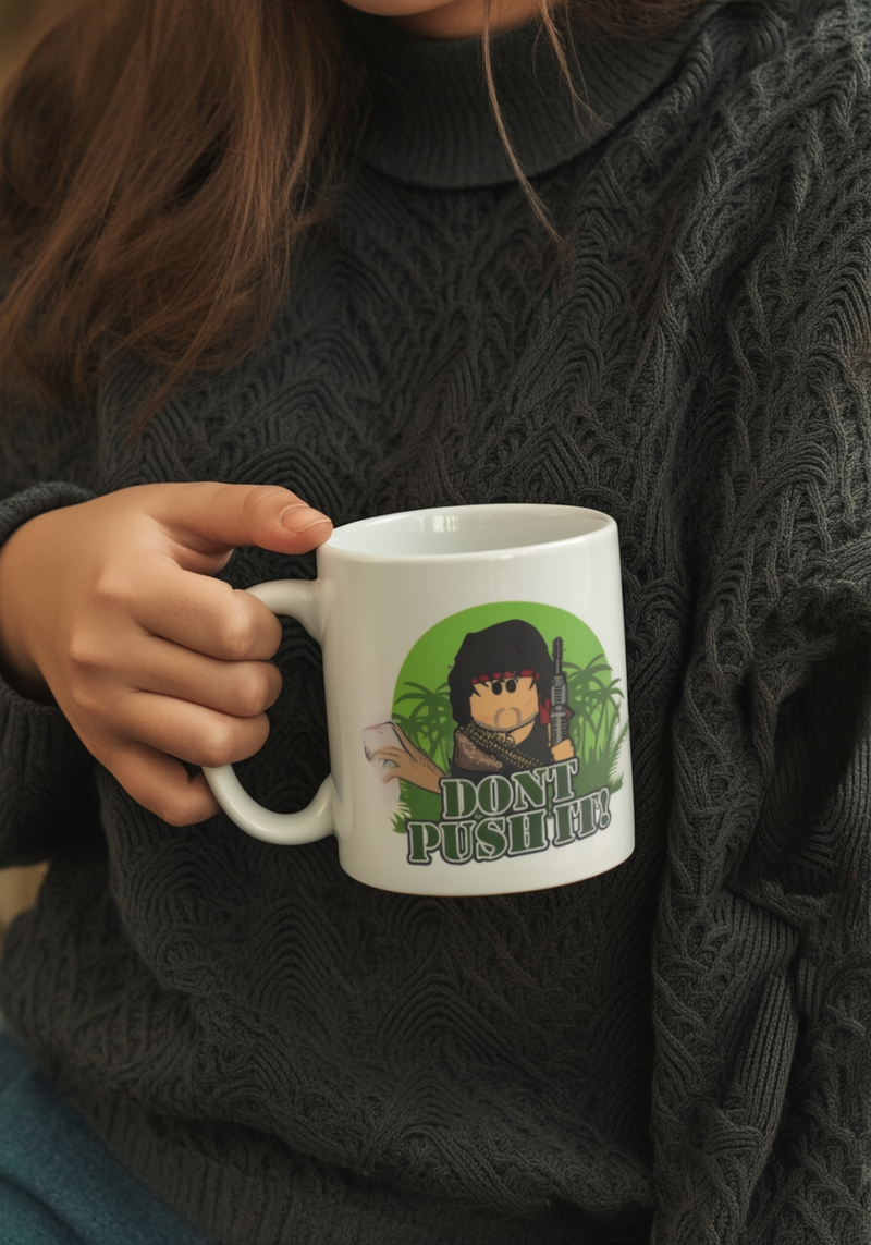 Jungle Fury ‘Don’t Push It’ Coffee Mug | Great for Adventurous People