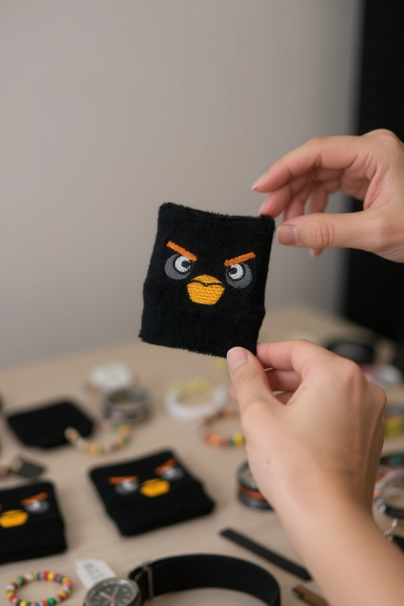 Angry Birds Wrist Band (Black)