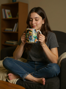 Retro Comic Batman Flashback Mug