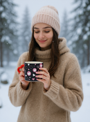 Heart-Handle Floral and Heart Harmony Mug