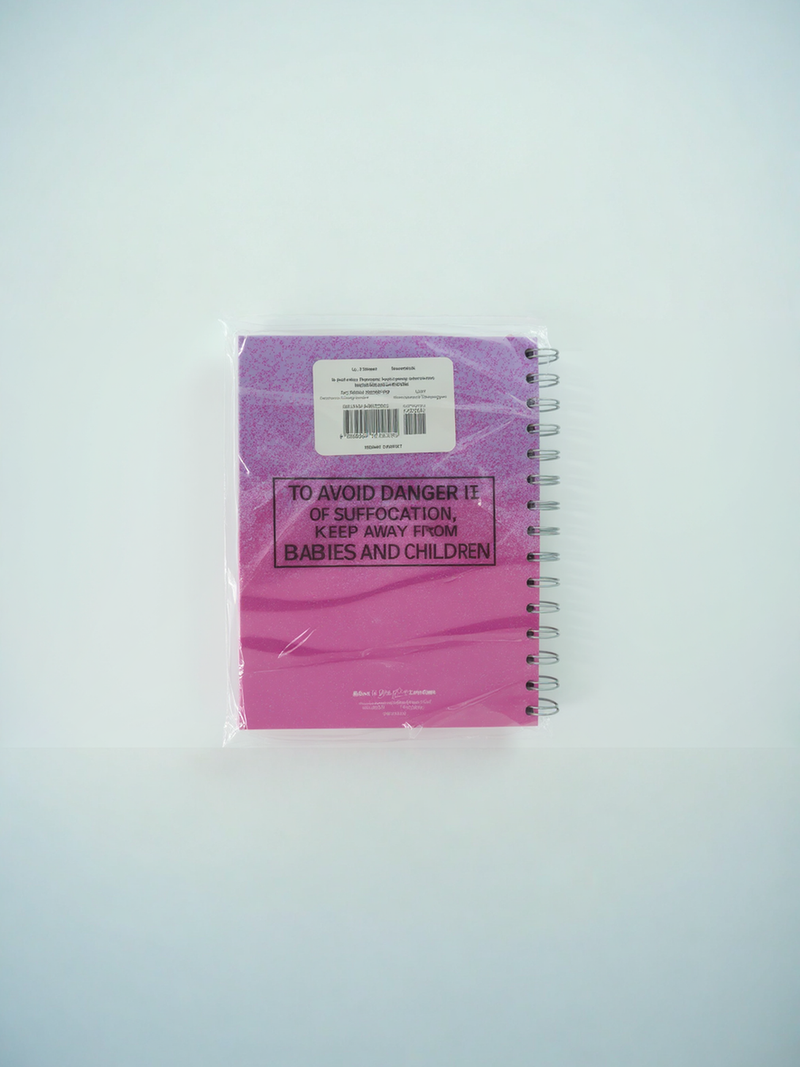 Just Hype Pink Sleek Notebook