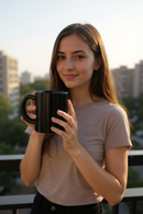 Timeless Ebony Glossy Mug | Perfect for Coffee Lovers