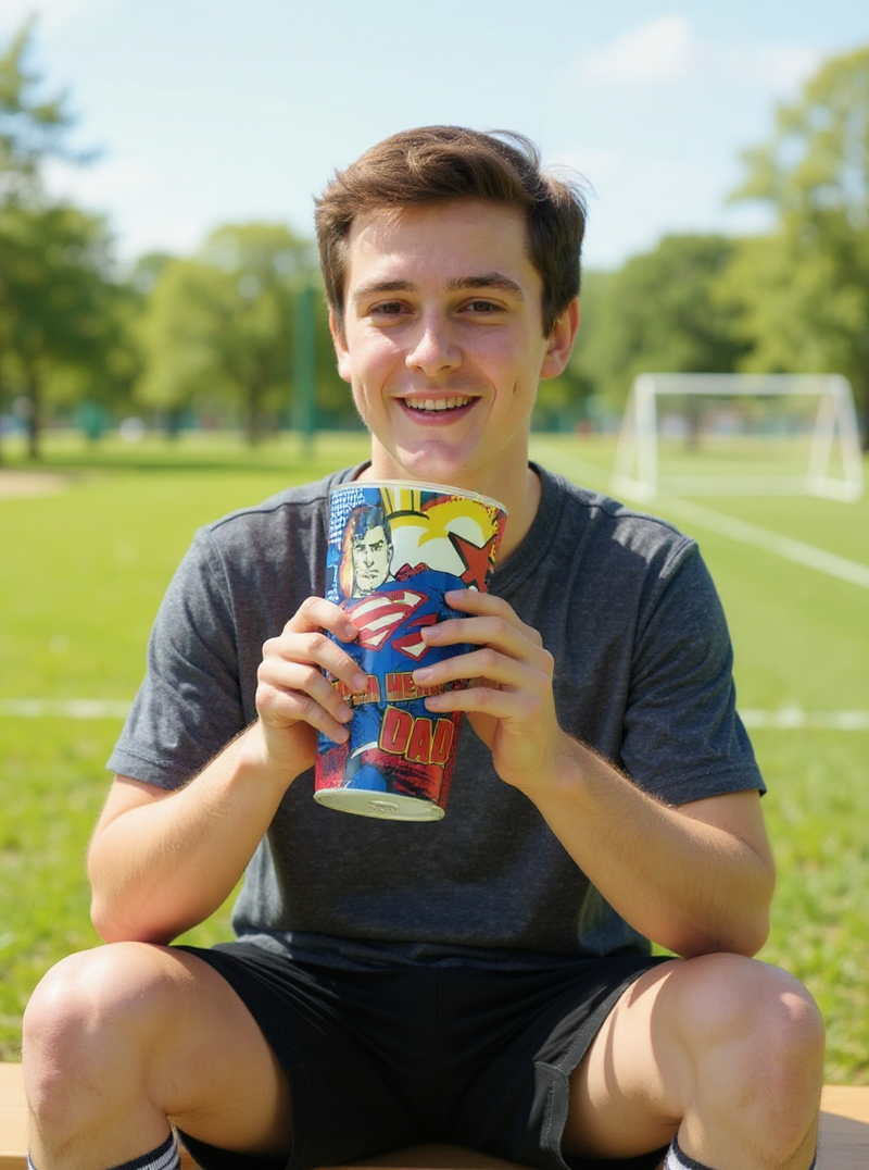 DC My Superhero Dad Superman Tumbler | Gift for DC Fans