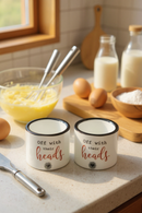 Queen of Hearts Royal Egg Cups