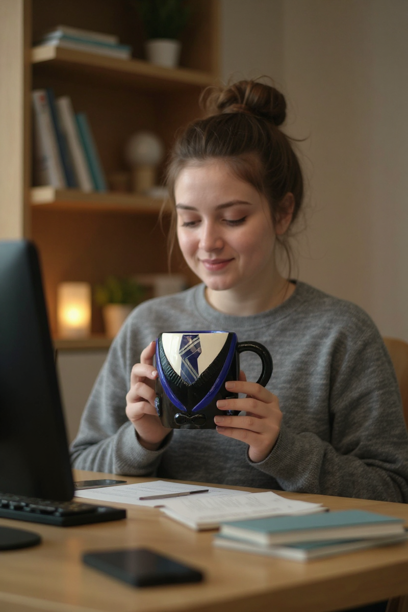 Gentleman’s Elegance Vest &amp; Tie Ceramic Mug | Gift for Dapper Enthusiasts