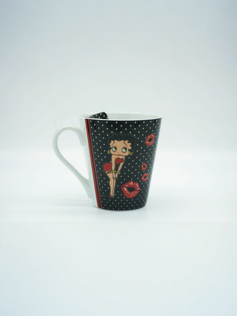 Betty Boop Kisses Polka Dot Ceramic Mug