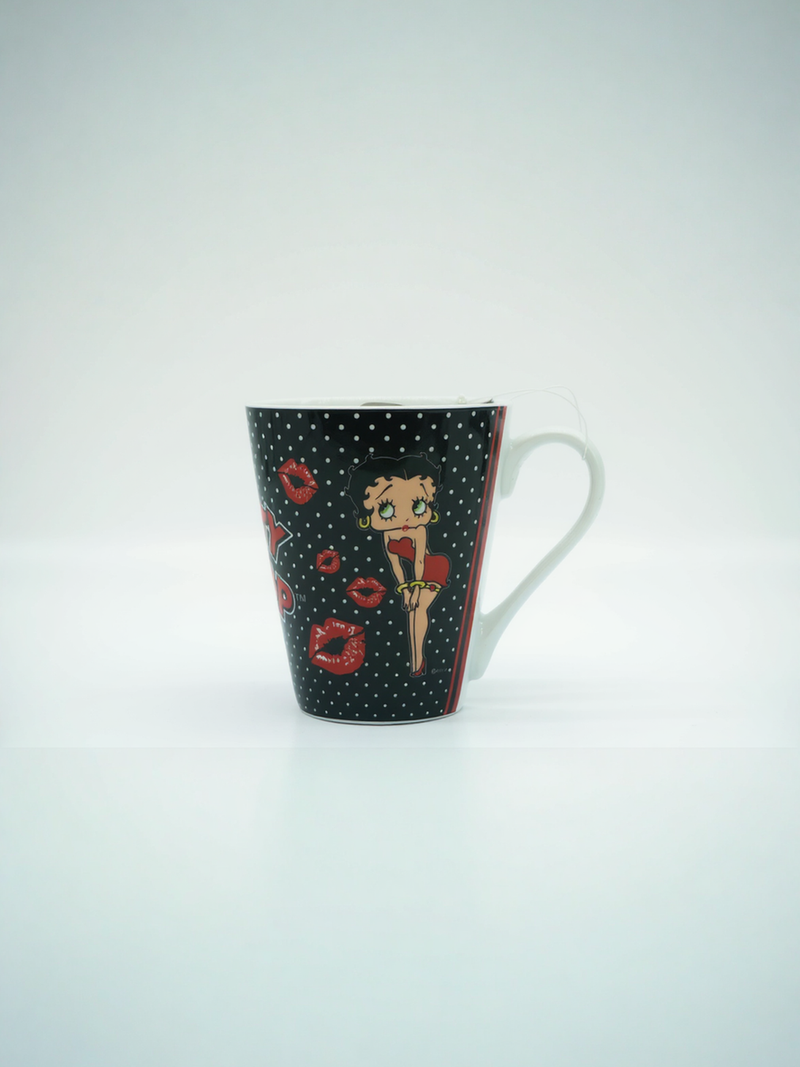 Betty Boop Kisses Polka Dot Ceramic Mug