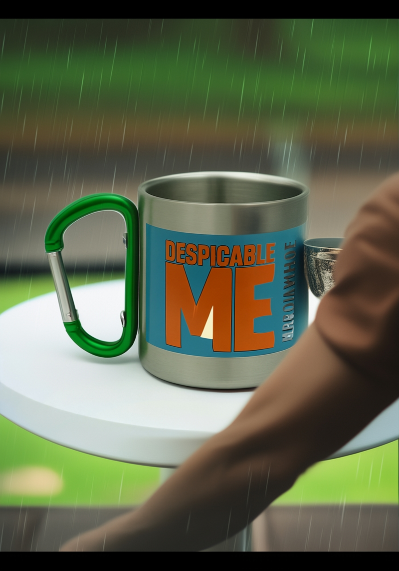 Minions Paradise Stainless Steel Carabiner Mug