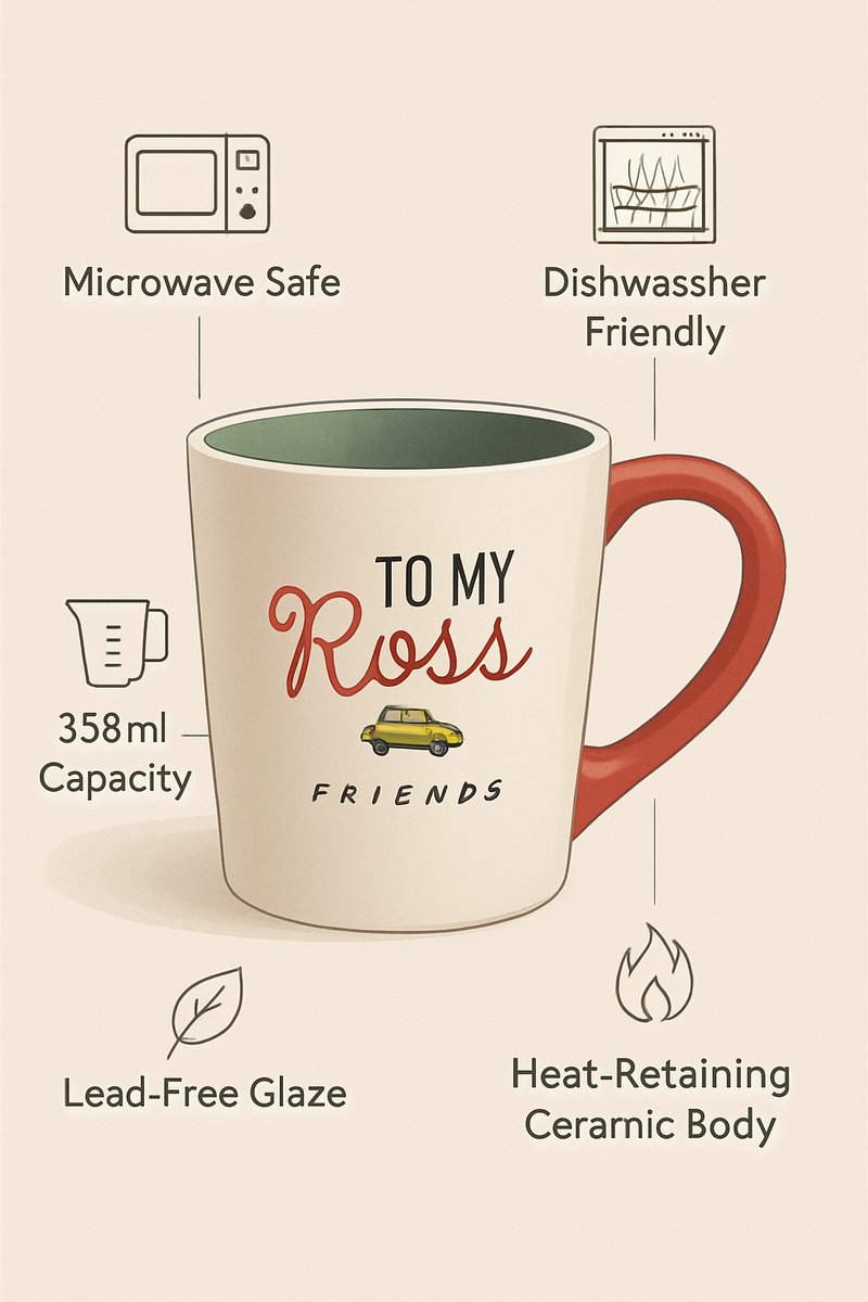 Friends "Break" Drama Ceramic Mug | Gift for Friends Fans