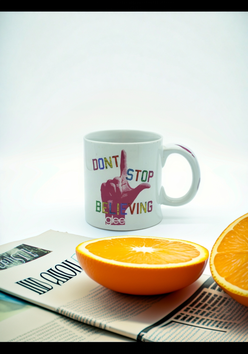 Glee Don’t Stop Believing Ceramic Mug | Gift for Music Lovers