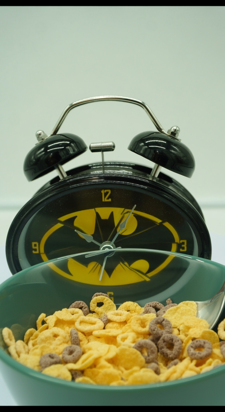 The Dark Knight's Morning Bell Alarm Clock | Gift for Batman Fans