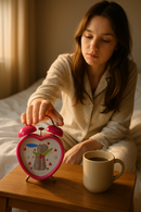 Kawaii Teddy Cuddles Pink Alarm Clock | Gift for Cute Enthusiasts