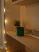 Rustic Green Speckled Wilderness Mug