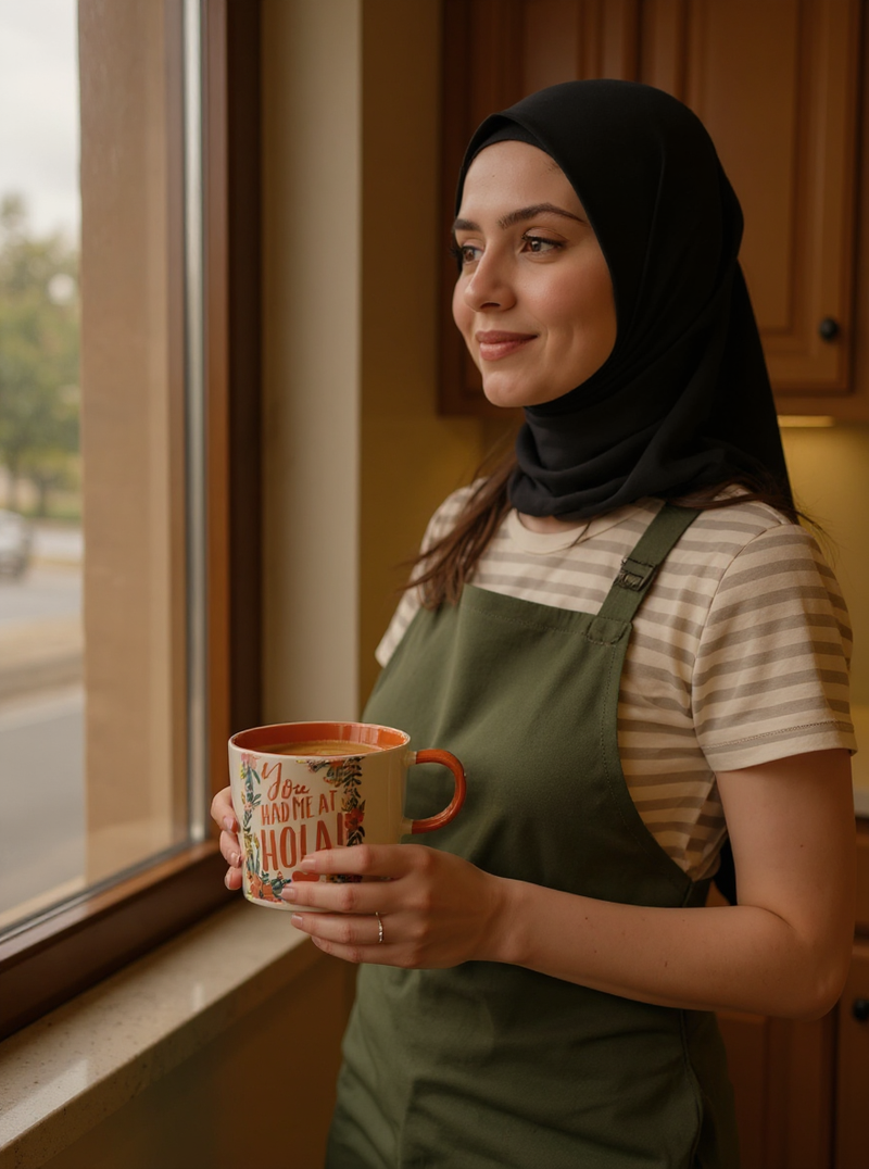 You Had Me at Hola White &amp; Red Ceramic Mug | Gift for Language Lovers&nbsp;