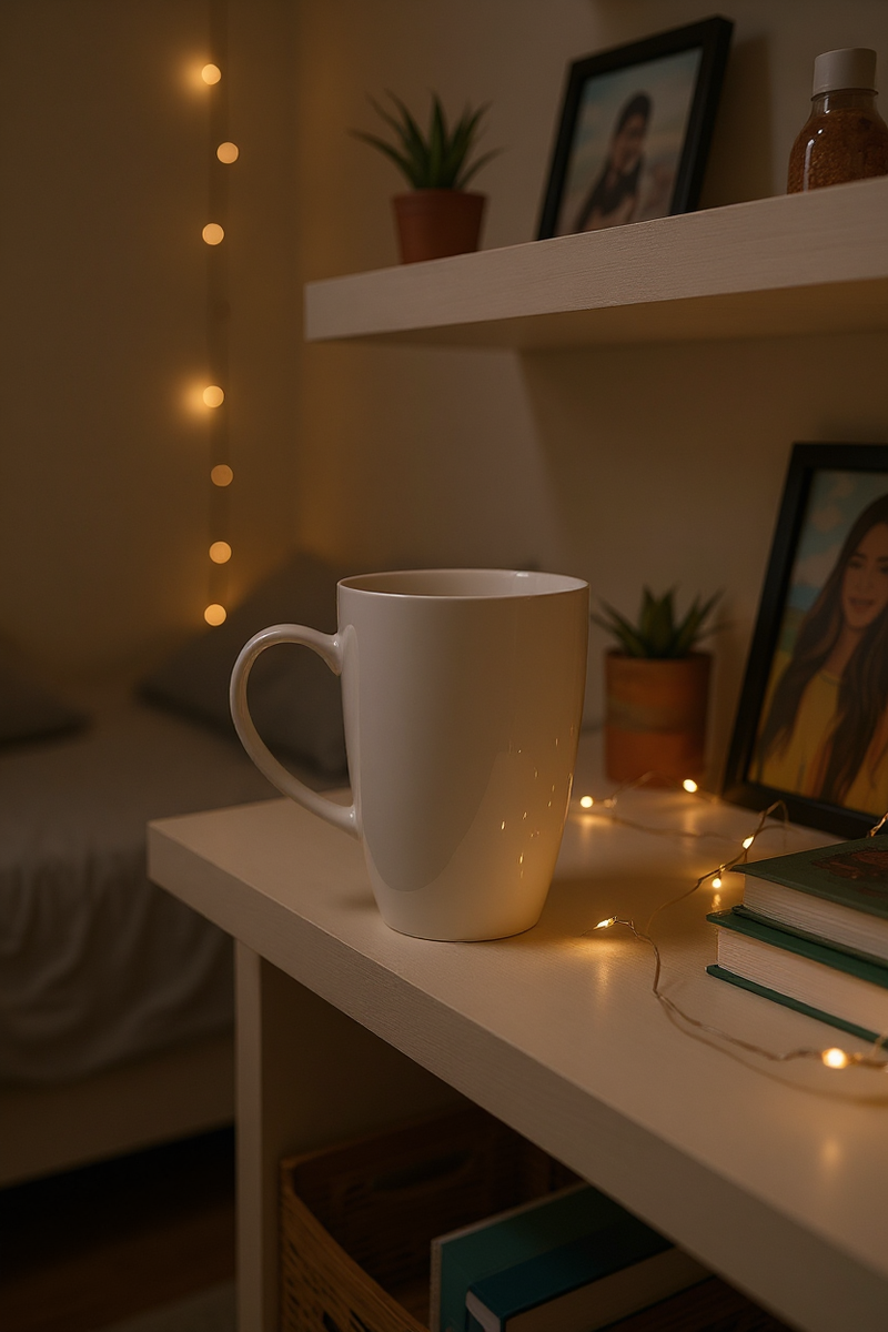 Pure White Serenity Cup | Perfect for Coffee Lovers