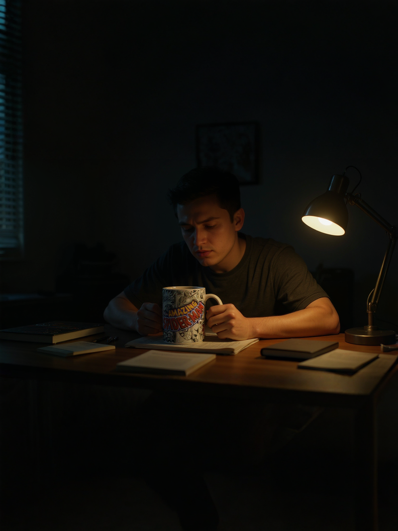 Amazing Spiderman Comic Ceramic Mug | Gift for Marvel Fans