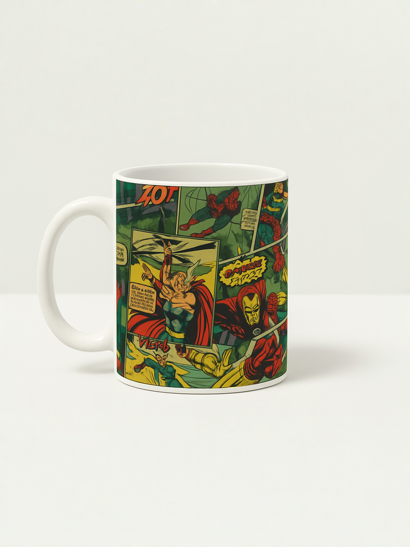 Web-Slinger Spiderman Red Ceramic Mug | Gift for Marvel Fans