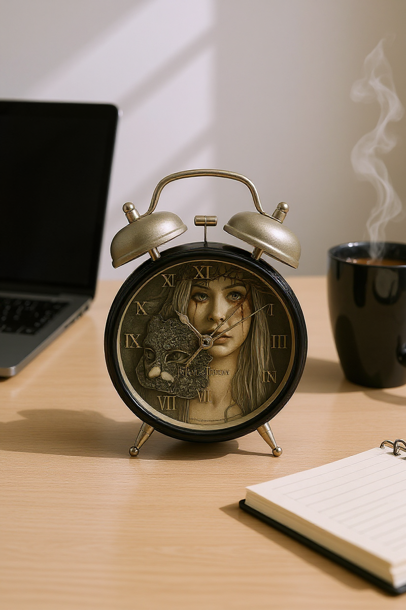 The Goth's Wake-Up Call Midnight Alarm Clock