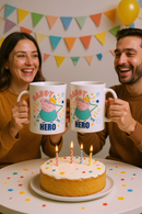 Peppa Pig Daddy My Hero Mug and Socks Set