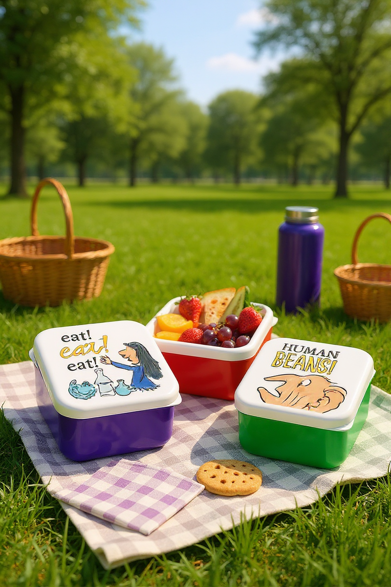 Roald Dahl Whimsical Lunchbox Set