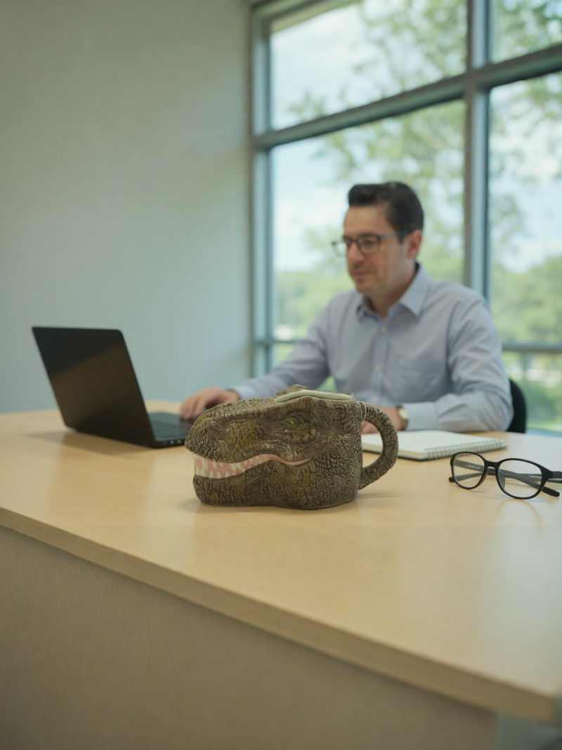 T-Rex Skull Roar 3D Mug