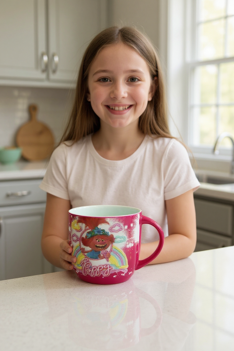 Trolls Pink Harmony Ceramic Mug