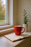 Red Fila Embossed Energy Mug