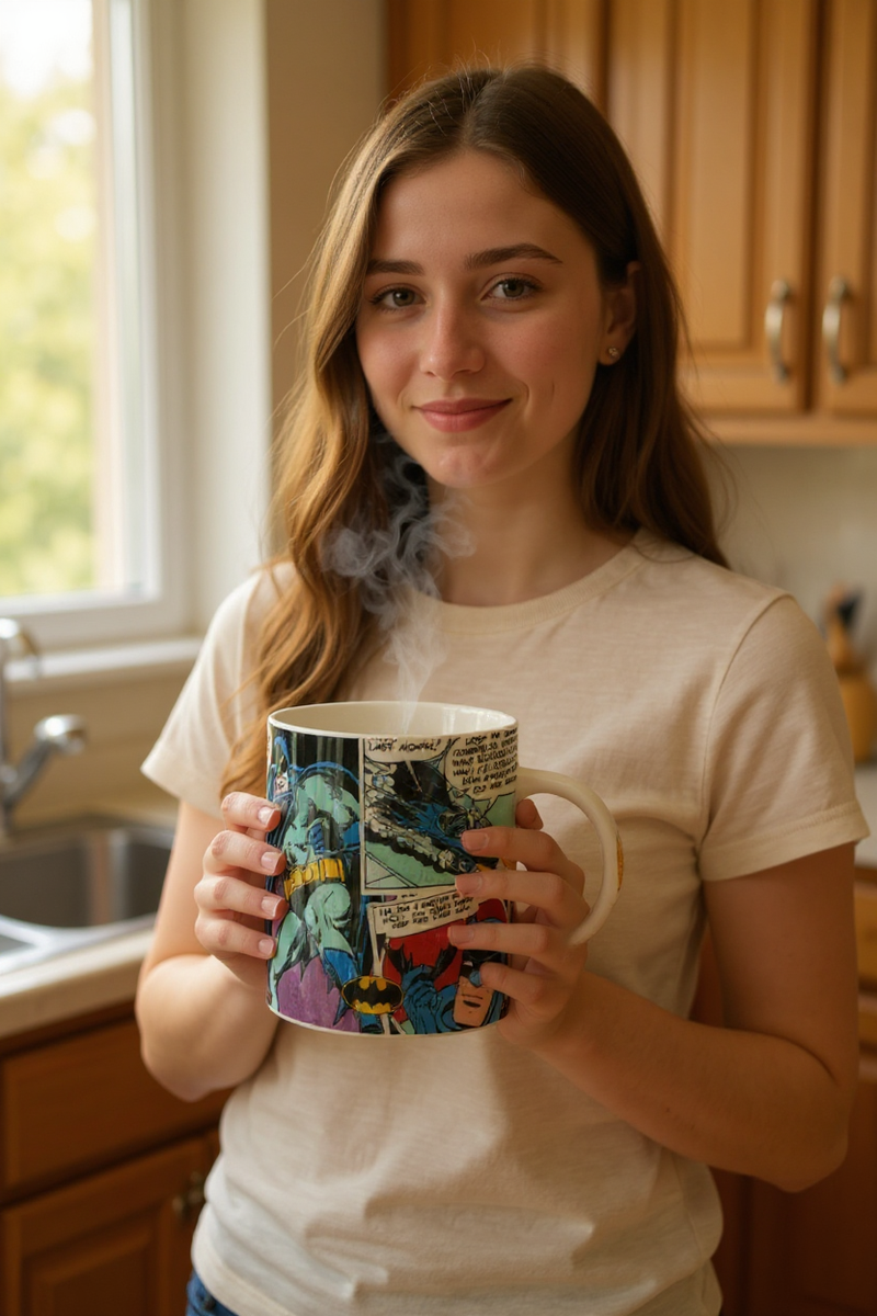 Gotham Guardian DC Batman Comic Mug | Gift for DC Fans