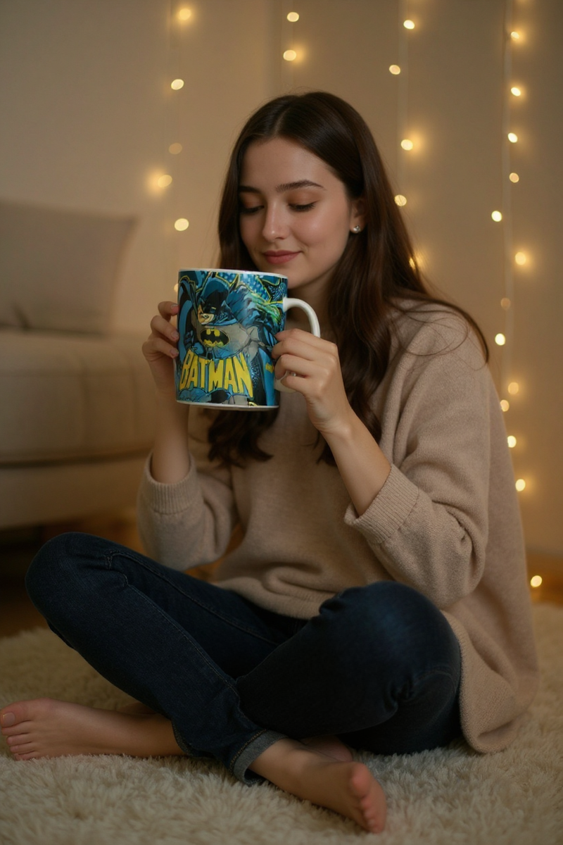 Pow &amp; Batman Dynamic Action Mug