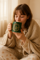 Slytherin Emerald Dominion Coffee Cup | Gift for Harry Potter Fans