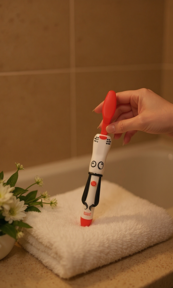 Brush Buddies Talkin Bow Wow Brewster (Dog) Toothbrush- Orange