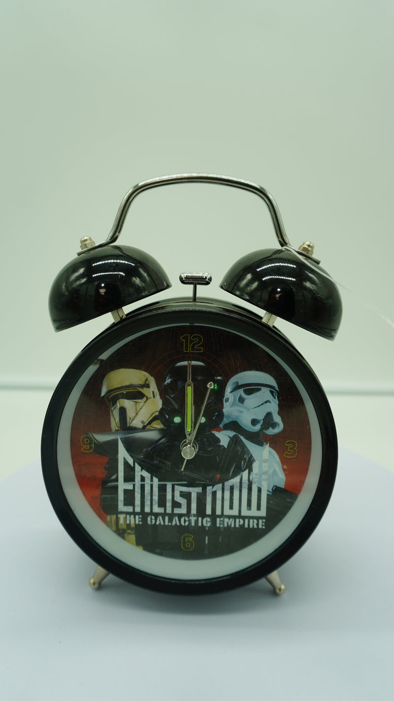 Star Wars Obsidian Alert Alarm Clock | Gift for Star Wars Fans
