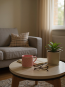 Ribbed Harmony Ceramic Mug | Gift for Minimalist Lovers