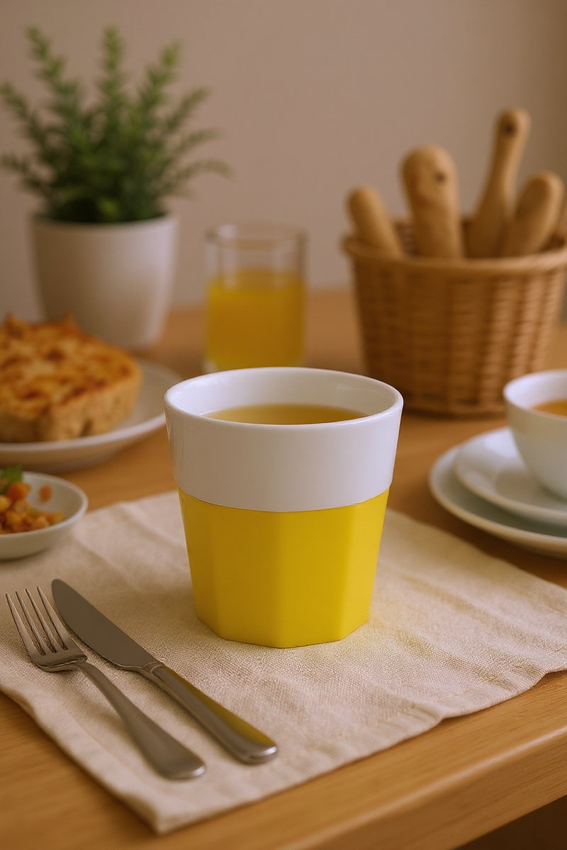 Ivory Sunshine Ceramic Mug | Gift for Everyday Joy