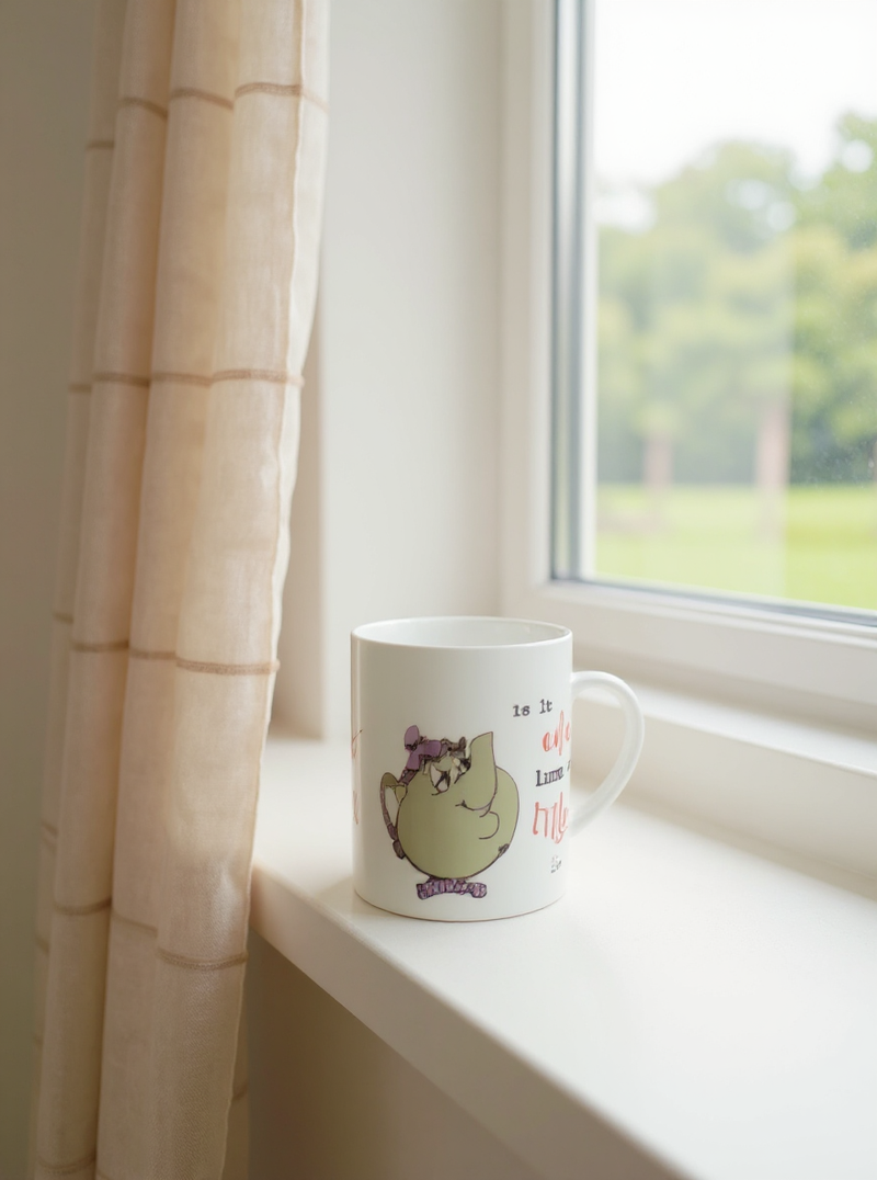 Disney Mrs. Potts 'Is it One Lump or Two??' Ceramic Mug &amp; Socks Gift Set