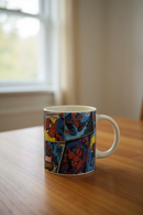 Web-Warrior Spiderman Comic Ceramic Mug | Gift for Marvel Fans