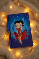 Betty Boop Manhattan Decoupage Blank Greetings Card (3D)