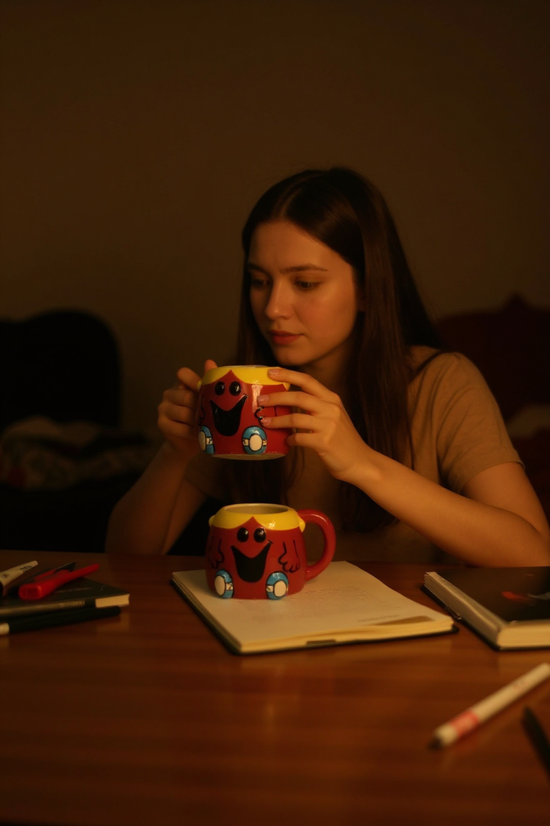 Little Miss Cheerful 3D Ceramic Mug | Gift for Fans&nbsp;