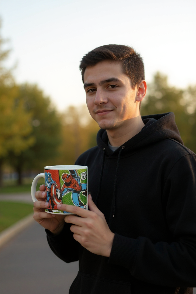 Marvel Heroic Blend Coffee Mug | Gift for Marvel Fans